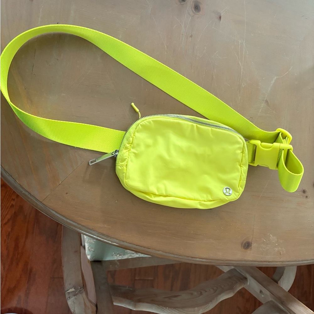 Lululemon Neon Yellow Belt Bag